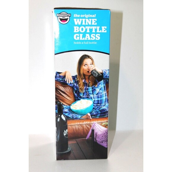 Big Mouth Original Wine Bottle Glass Holds Full Bottle 750 ml  Hand Blown 11.5" - Picture 9 of 9